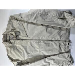 Calvin Klein Men's Light Beige Zip-Up Jacket XL